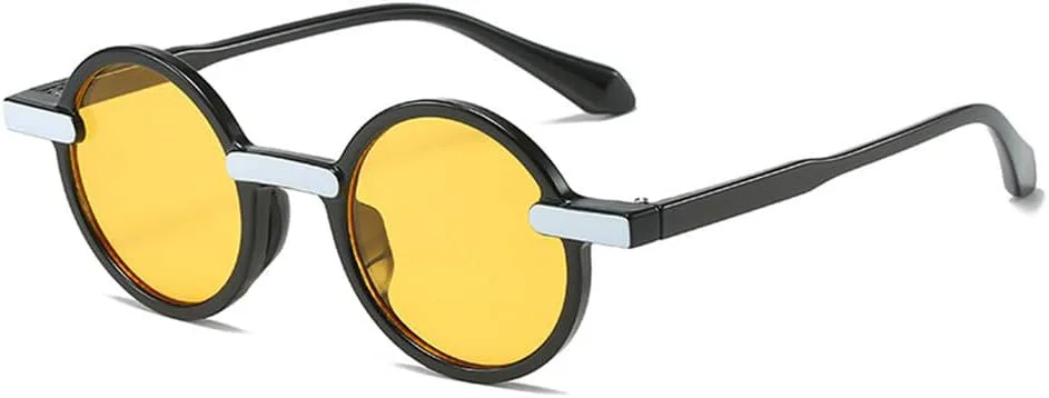 

Модные круглые солнцезащитные очки для женщин, трендовые разноцветные солнцезащитные очки в стиле панк с защитой от УФ-излучения UV400, женские очки MTZJH