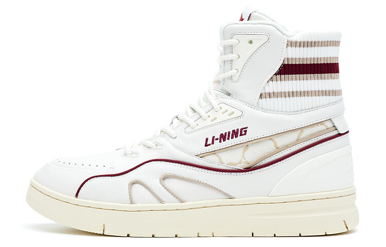 

1990 Скейтбординг Обувь Мужская Высокая Woodbury/Egret Li-Ning 1990, Белый, 1990 Скейтбординг Обувь Мужская Высокая Woodbury/Egret Li-Ning 1990