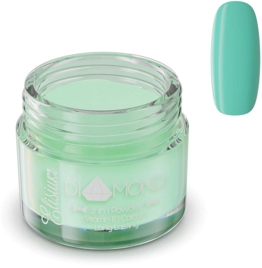 

Elisium, Diamond, титановая маникюрная пудра DG806 Sea Green, 23 г
