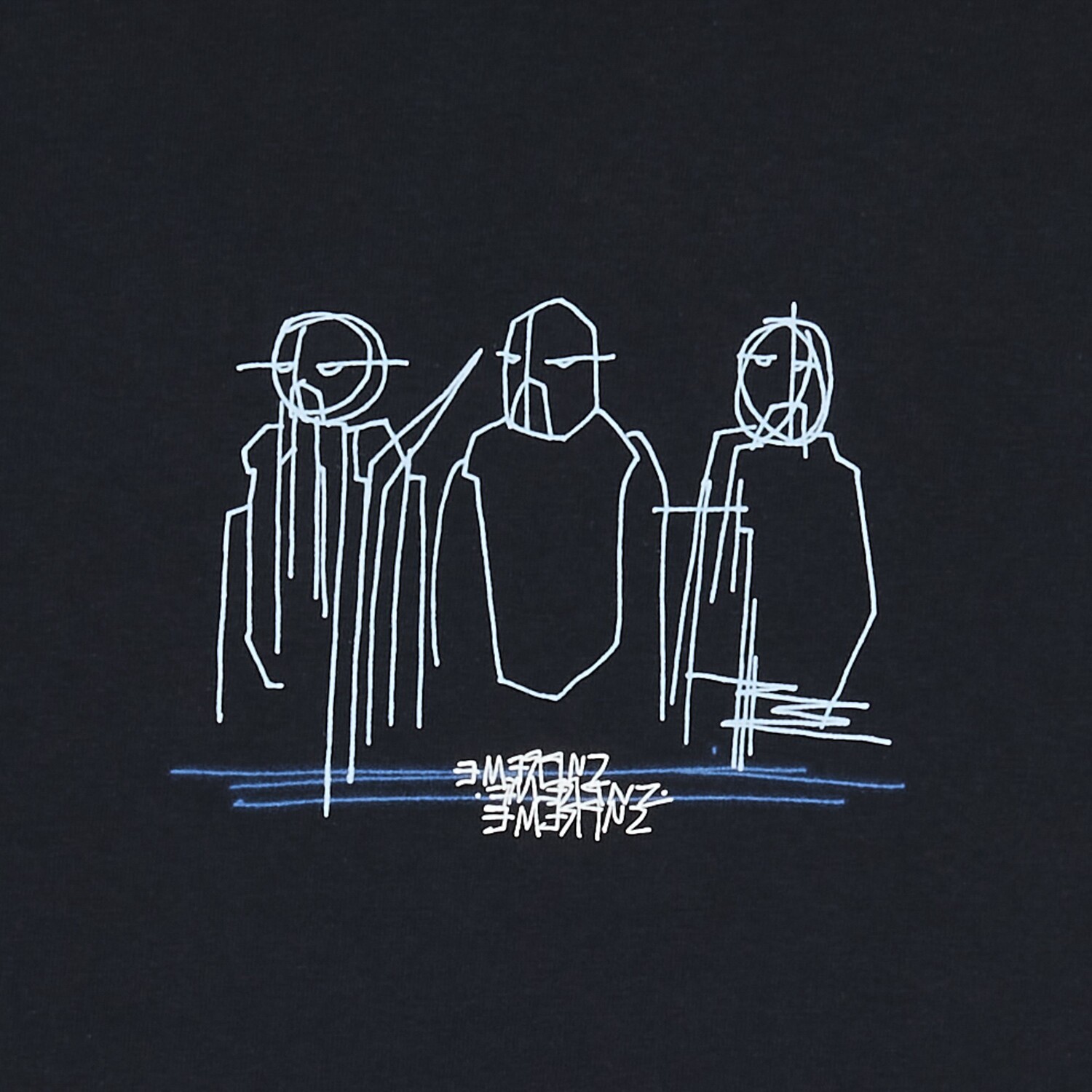 Футболка Supreme Three Kings темно-синего цвета — фото 2