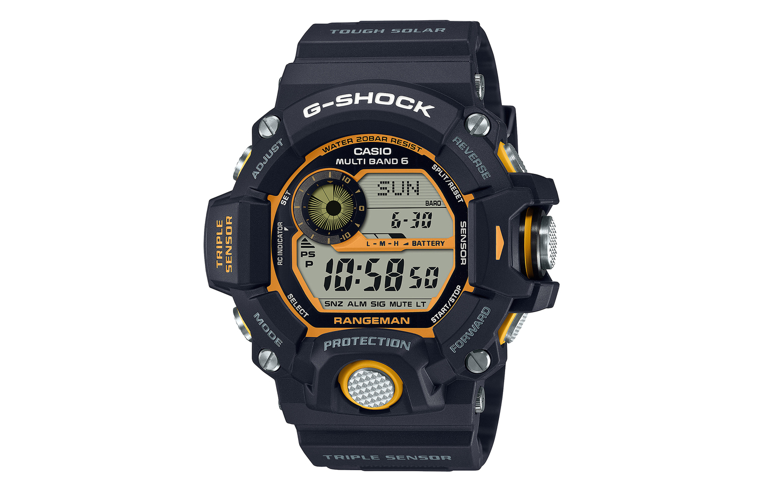 

Мужские часы MASTER OF G-LAND серии GW-9400Y-1PR черные CASIO