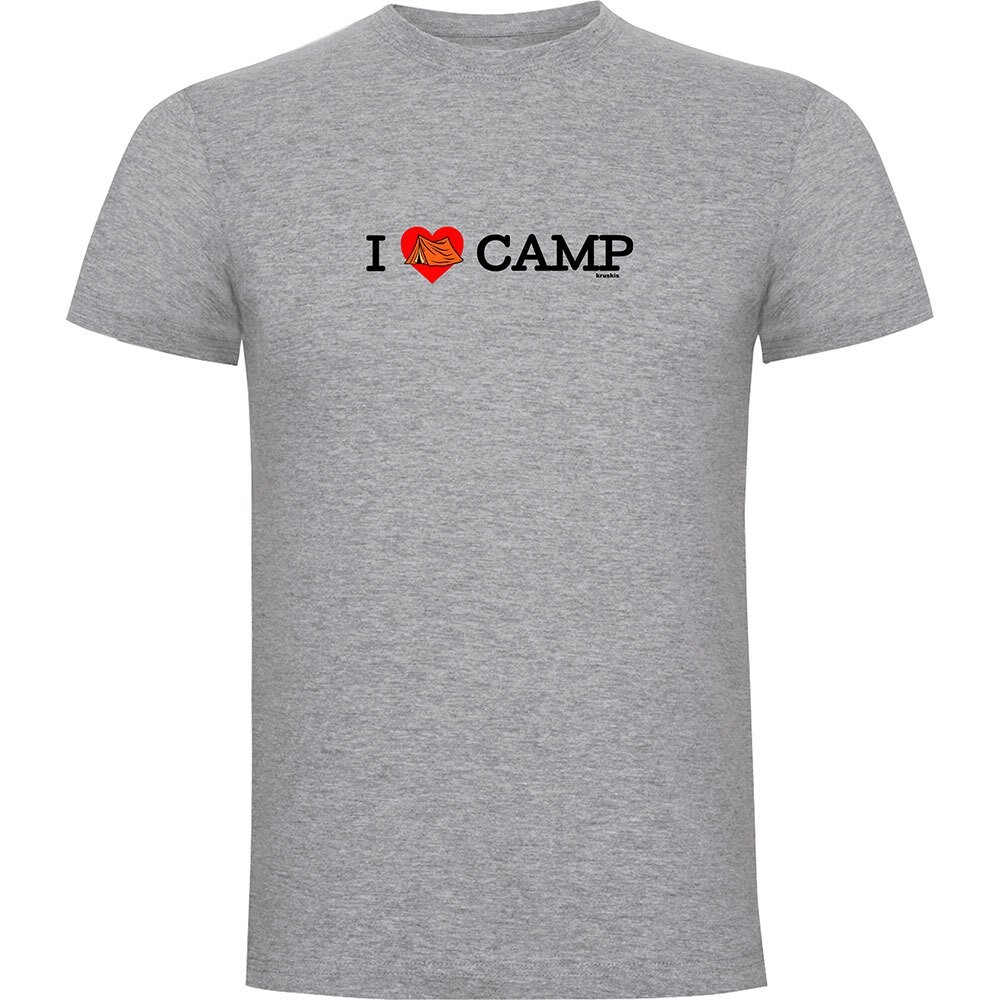 

Футболка с коротким рукавом Kruskis I Love Camp, серый