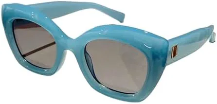 

Солнцезащитные очки большого размера 2027 года, стильные, винтажные, конфетного цвета, для женщин, для активного отдыха на природе MTZJH, Jelly Blue-black