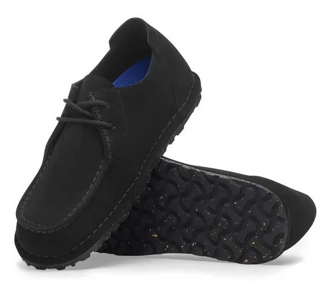 Кроссовки низкие из нубука Birkenstock, черный