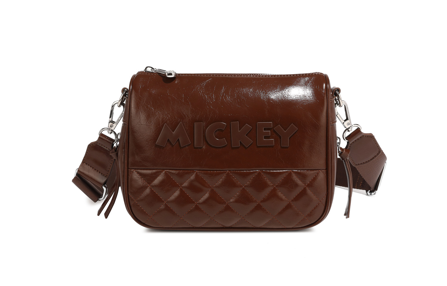 

Disney Микки серия ПУ наплечная сумка женская черная коричневая красная, Brown