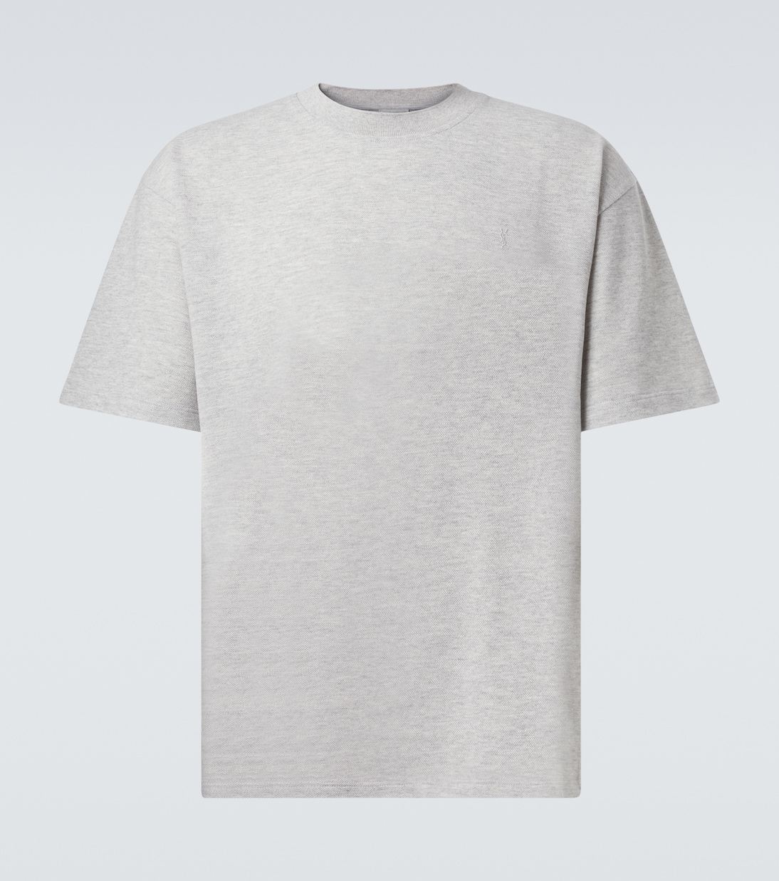 

Кассандр футболка из хлопковой смеси Saint Laurent, Gris