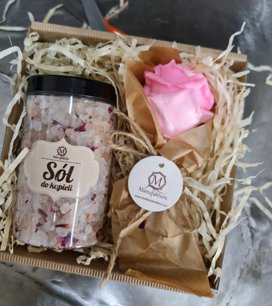 

Подарочный набор «Роза + соль» MANUFAKTURA