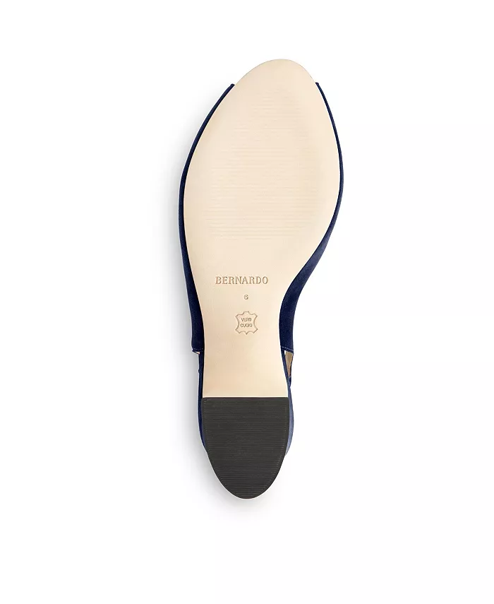 Туфли-лодочки с открытым носком Bernardo Bailen Mary Jane Bernardo Footwear, синий — фото 4