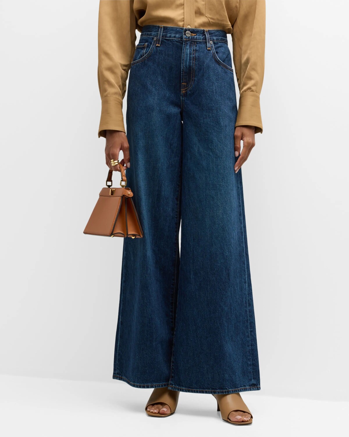 

Широкие джинсовые джинсы Tiny Dancer TWP, цвет Dark Wash