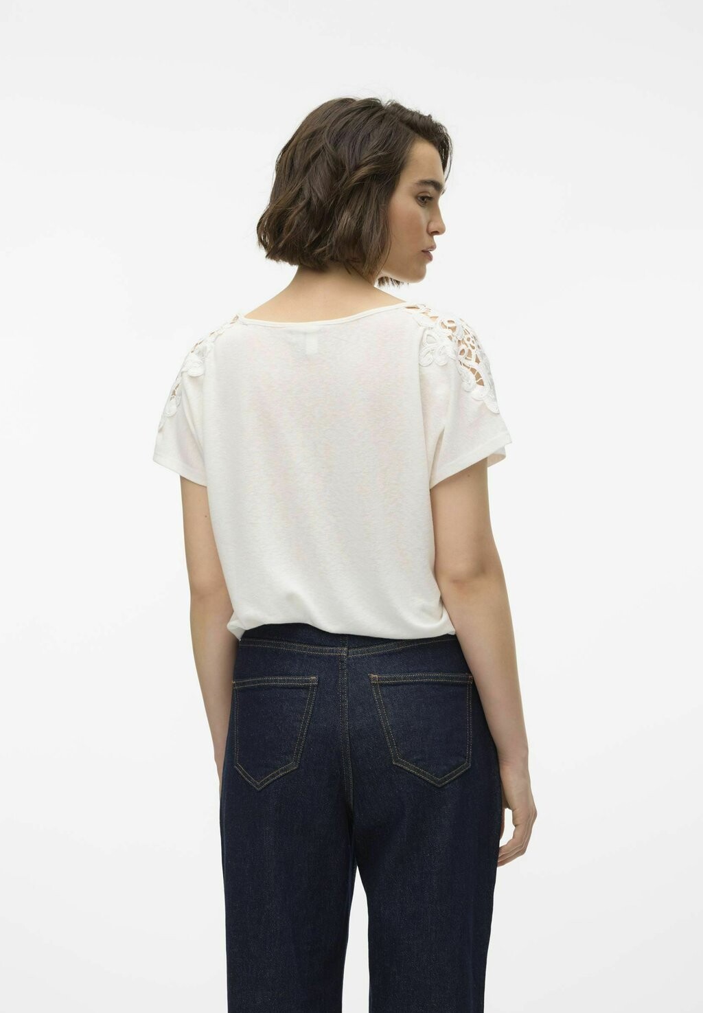 

Футболка с принтом VMILSA Vero Moda, белый