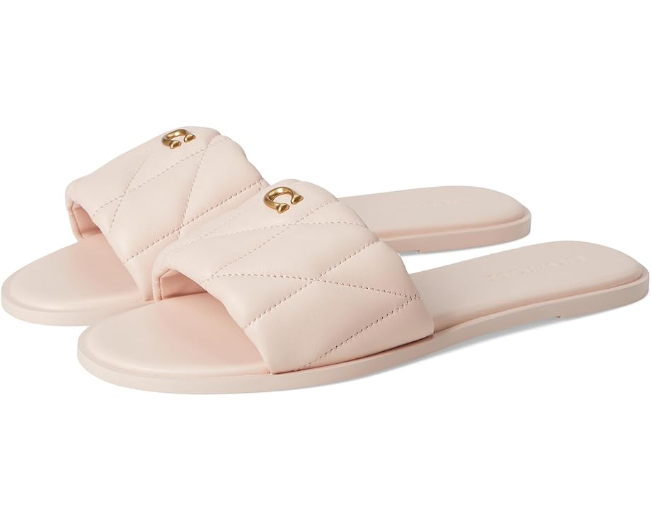 Сандалии COACH Holly Sandals with Quilting, цвет Blush