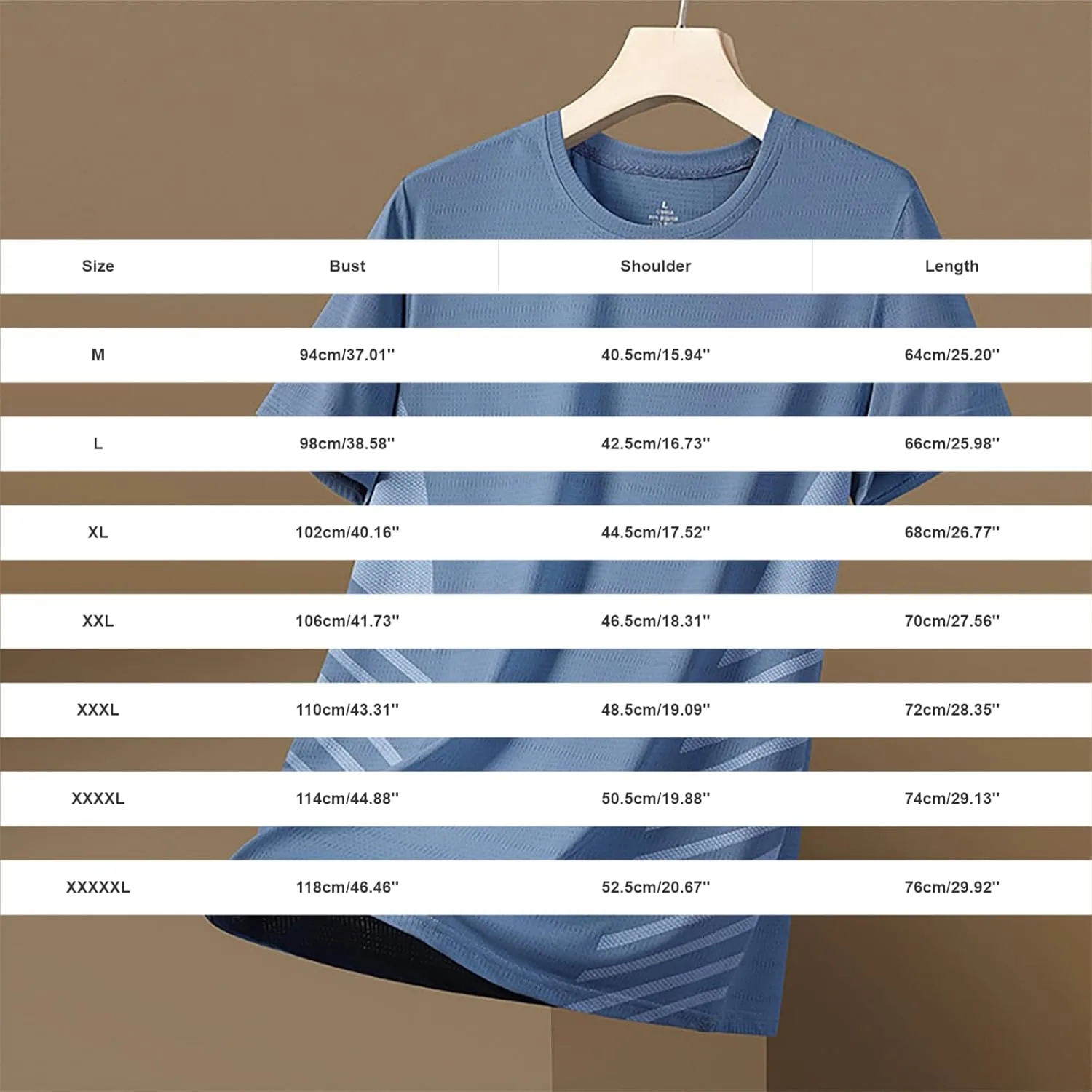 Мужская футболка для бега и тренировок Quick Dry Moisture Wicking — фото 3