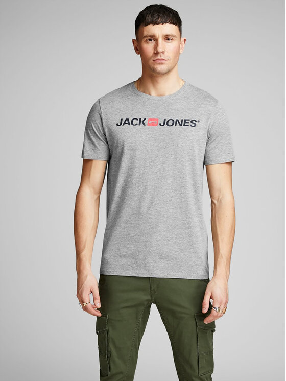 

Футболка узкого кроя Jack&Jones, серый