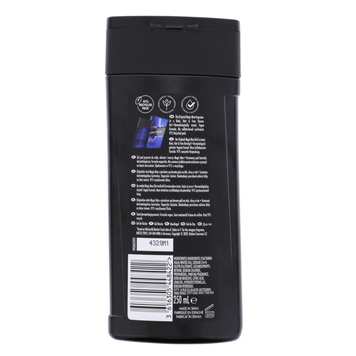 Набор гелей для душа bruno banani Magic Man 3-в-1 с ароматом мускатного ореха Bruno Banani — фото 3