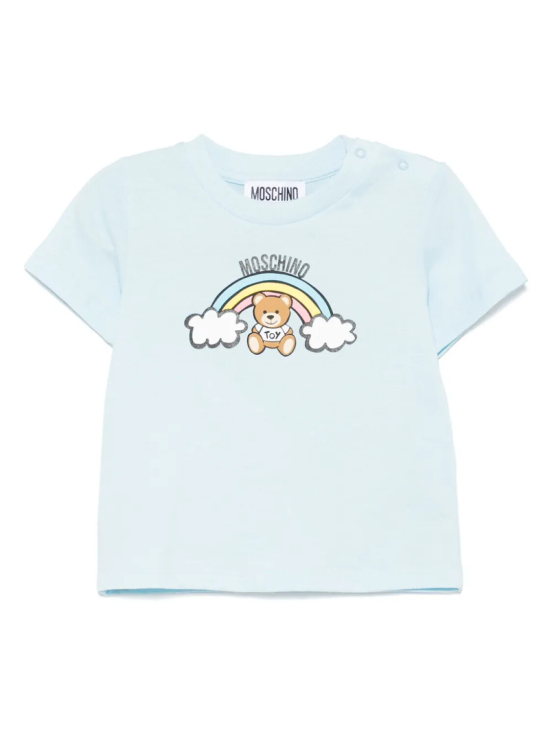 

Футболка Moschino Kids с плюшевым мишкой, синий