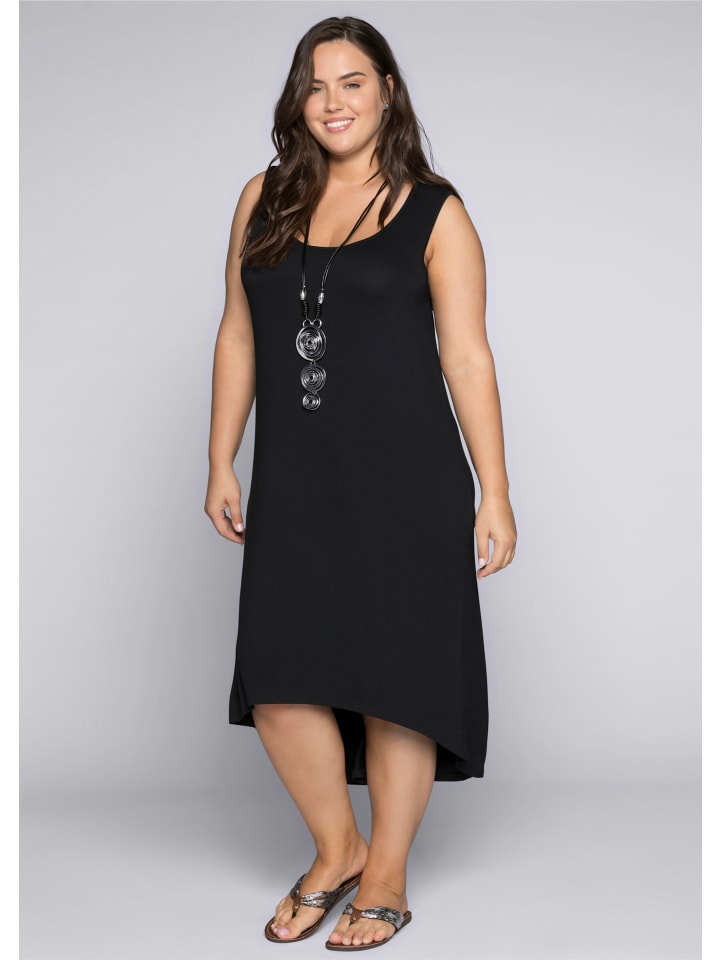 

Платье до колена sheego, черный