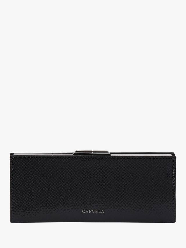 

Клатч Alto Lizard с тиснением Carvela, Black/Comb