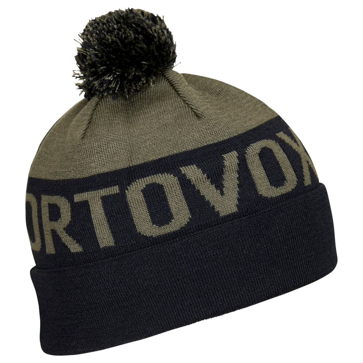 

Шапка Ortovox Bobble Knit Beanie, цвет Dark Wild Herbs