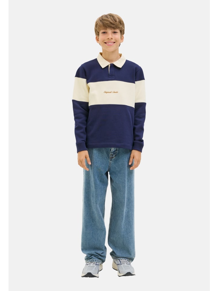 

Рубашка-поло JACK & JONES Junior, синий