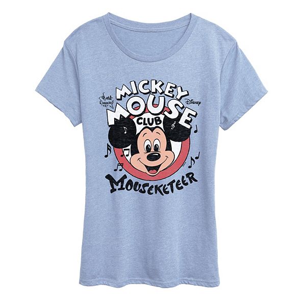 

Футболка с принтом Mickey Mouse Club Mouseketeer Disney, Heather Chambray Blue, Синий, Футболка с принтом Mickey Mouse Club Mouseketeer Disney, Heather Chambray Blue