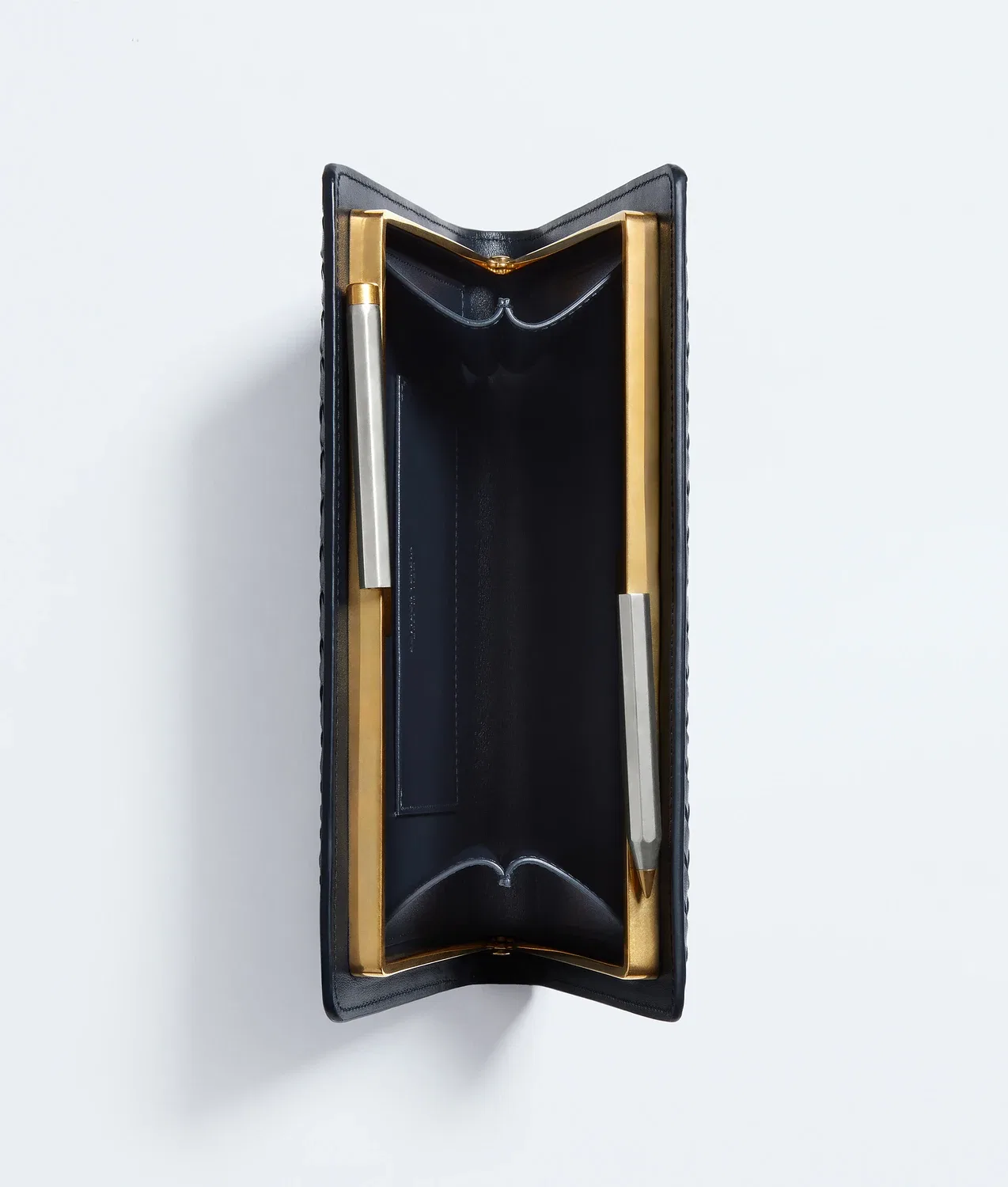 Клатч Agenda BOTTEGA VENETA, синий — фото 2