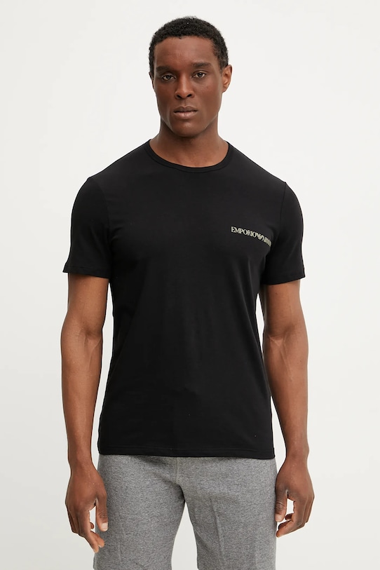 

Футболка Lounge 2 шт Emporio Armani Underwear, черный