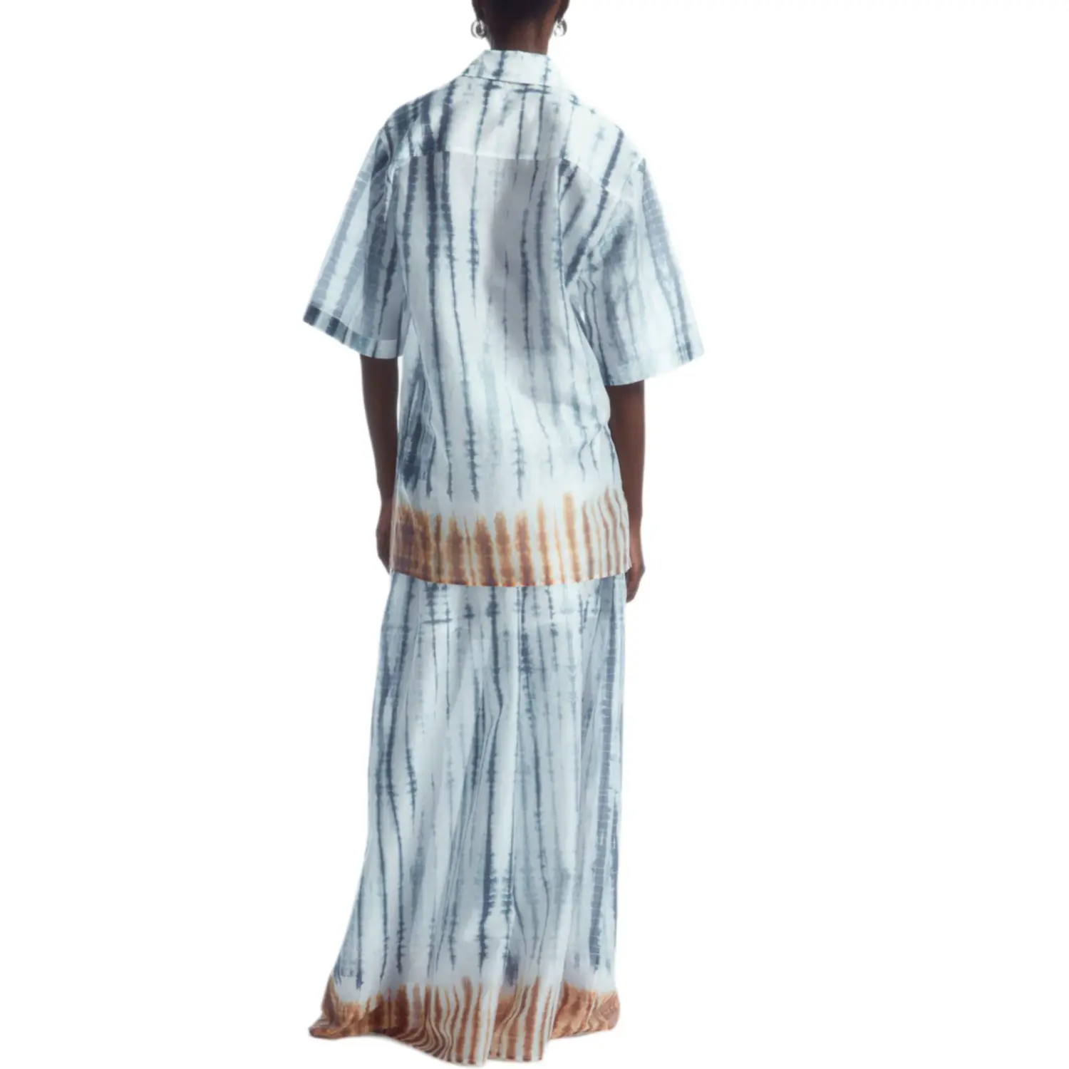 

Рубашка женская белая/синяя Cos