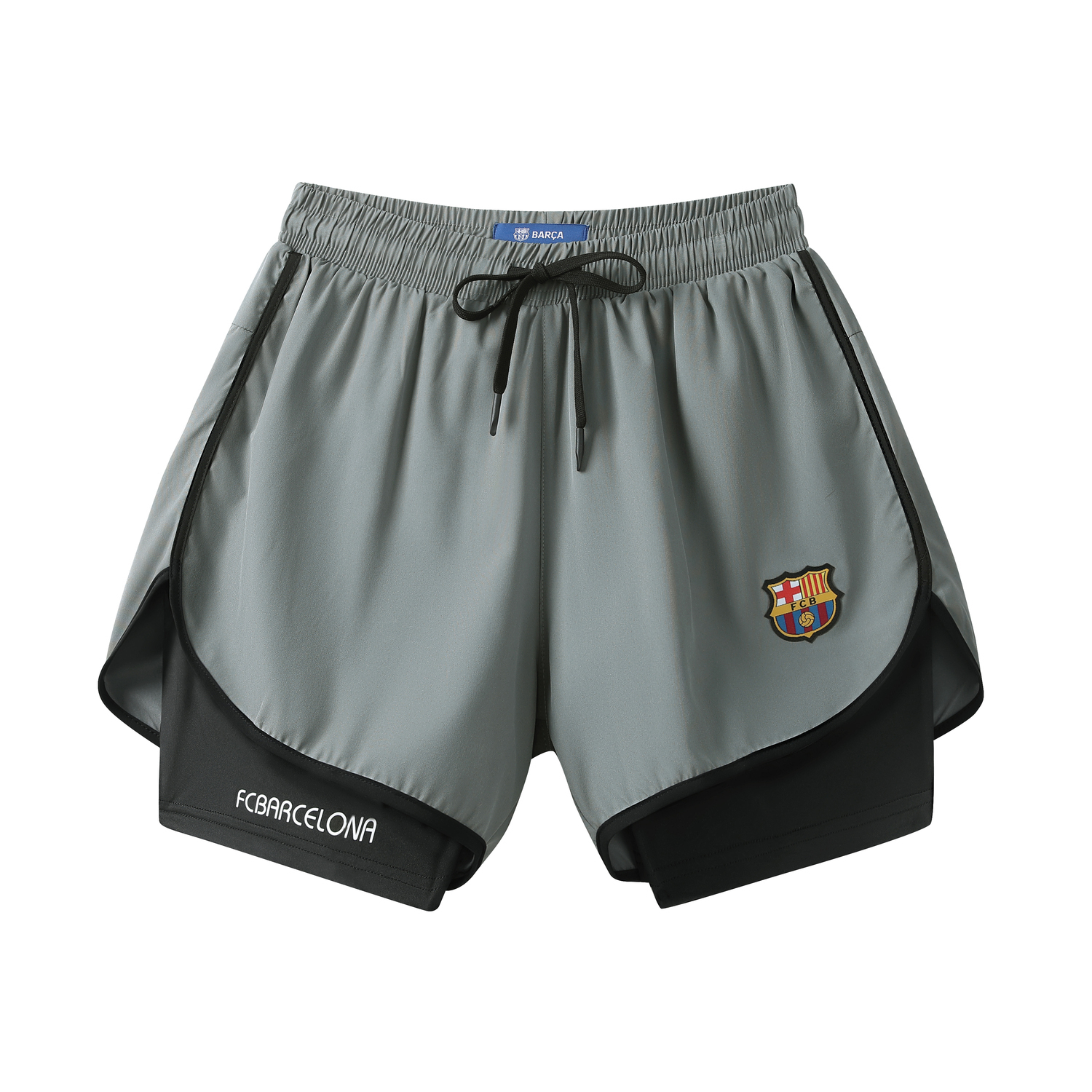 

Повседневные шорты унисекс FCB ARCELONA, серо-зеленый