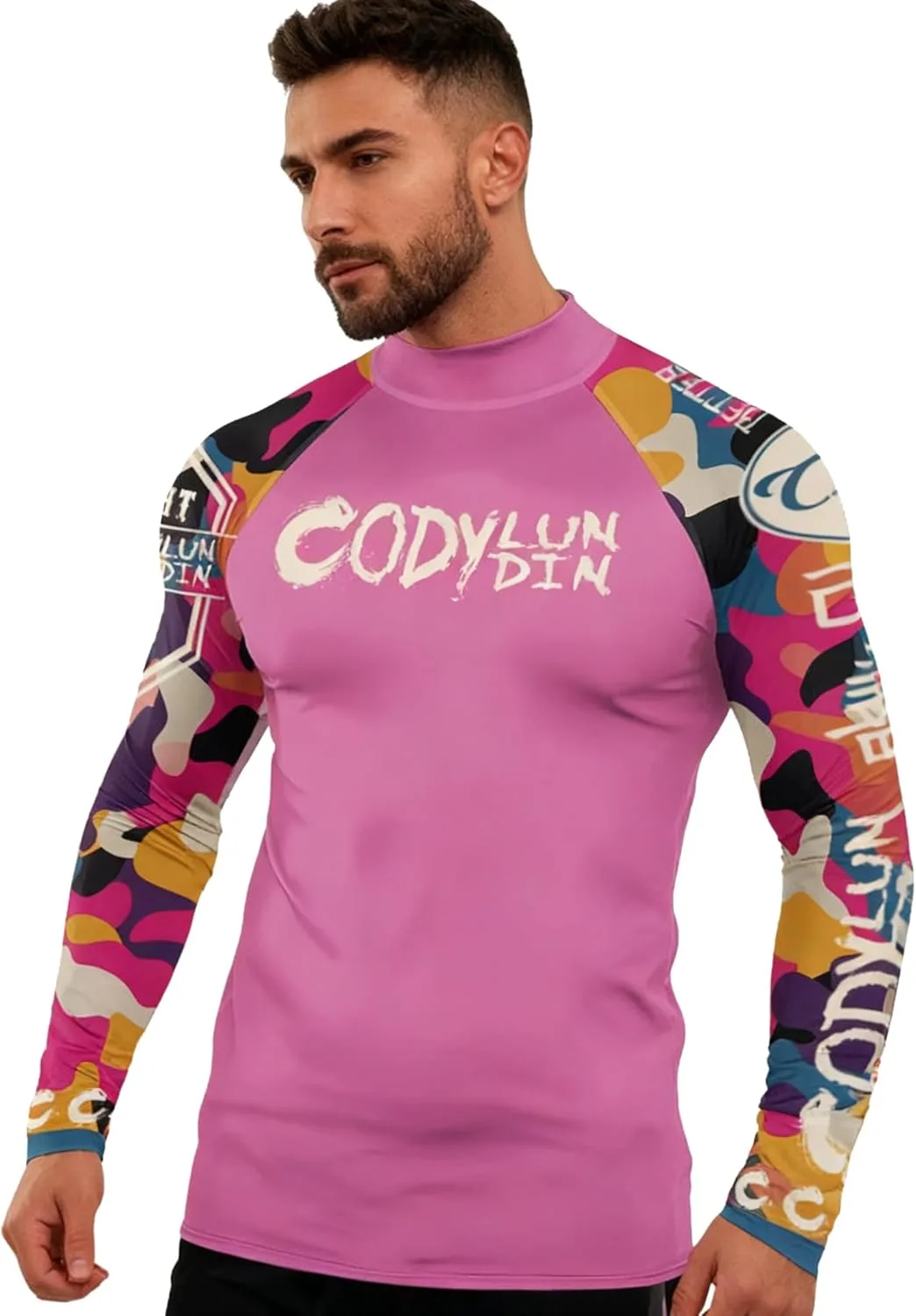 

Мужская компрессионная футболка с длинным рукавом для бега Cody Lundin