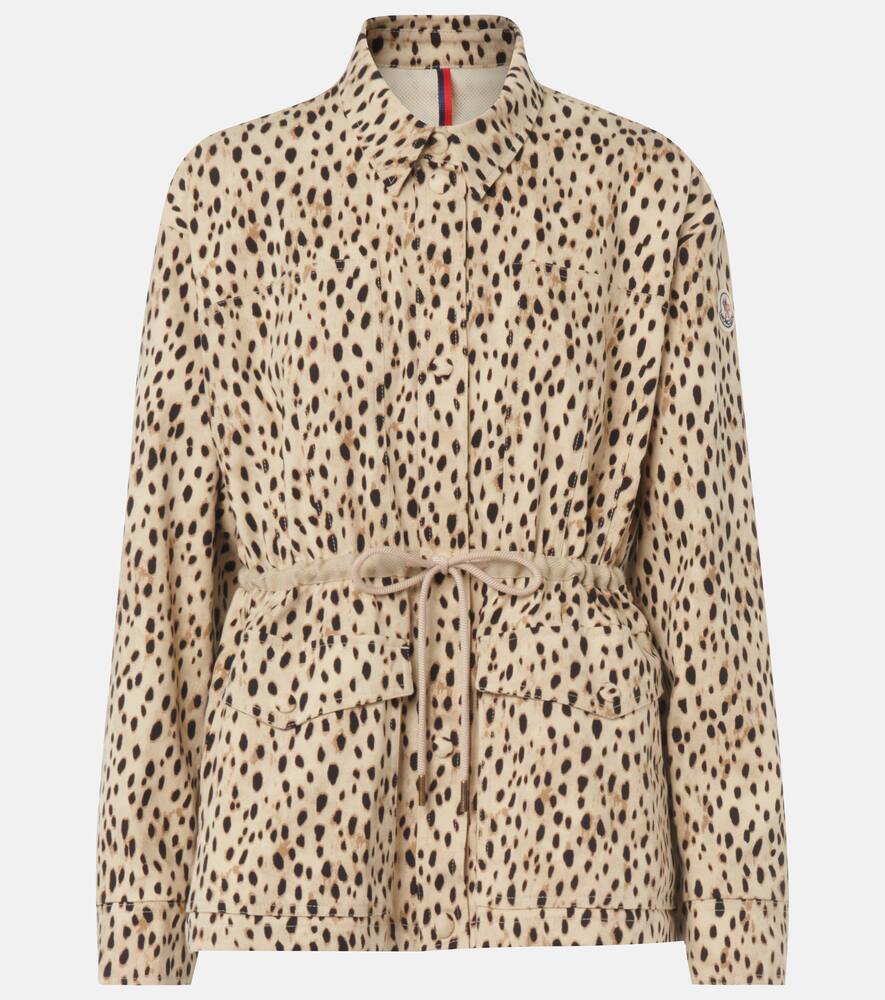 

Техническая твилловая полевая куртка Saulon Moncler, F19 - Light Beige Print