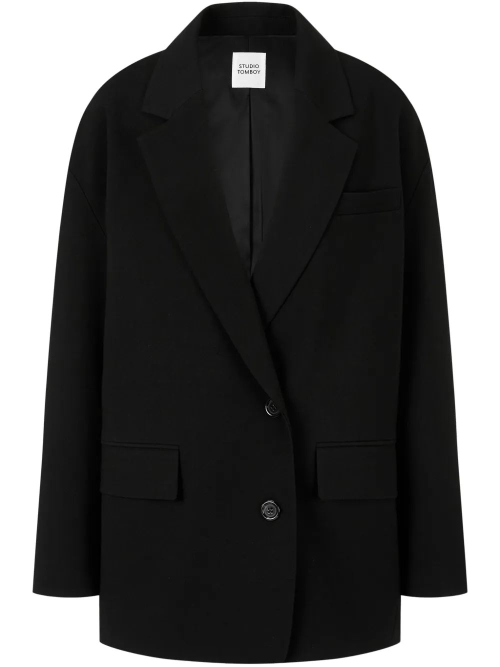 

Однобортный пиджак STUDIO TOMBOY, черный