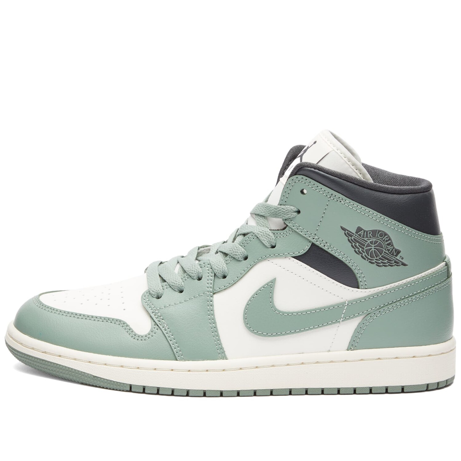 

Кроссовки Air Jordan W 1 Mid, цвет Sail, Jade & Anthracite