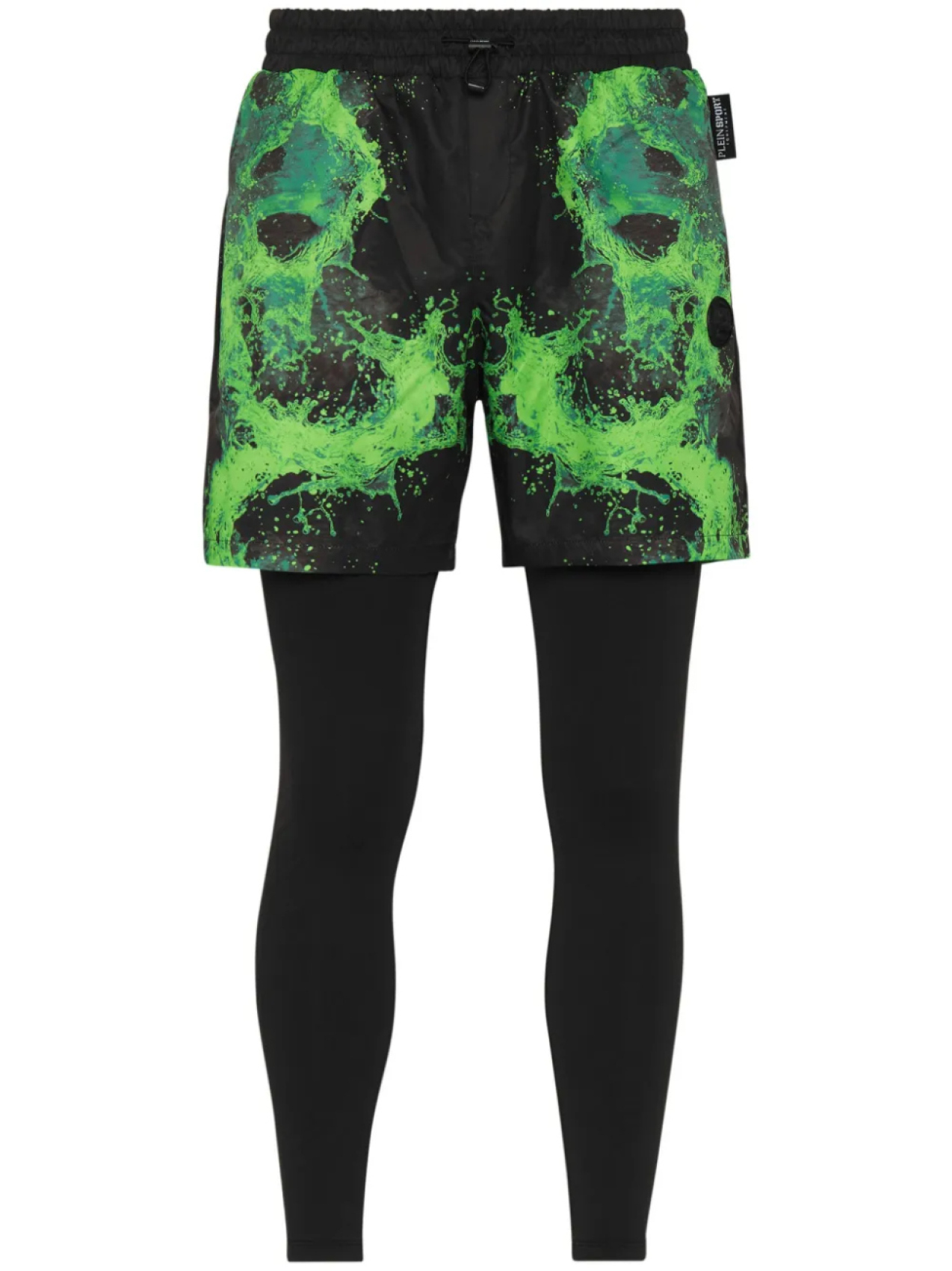 

Plein Sport многослойные легинсы Splash Extreme, черный