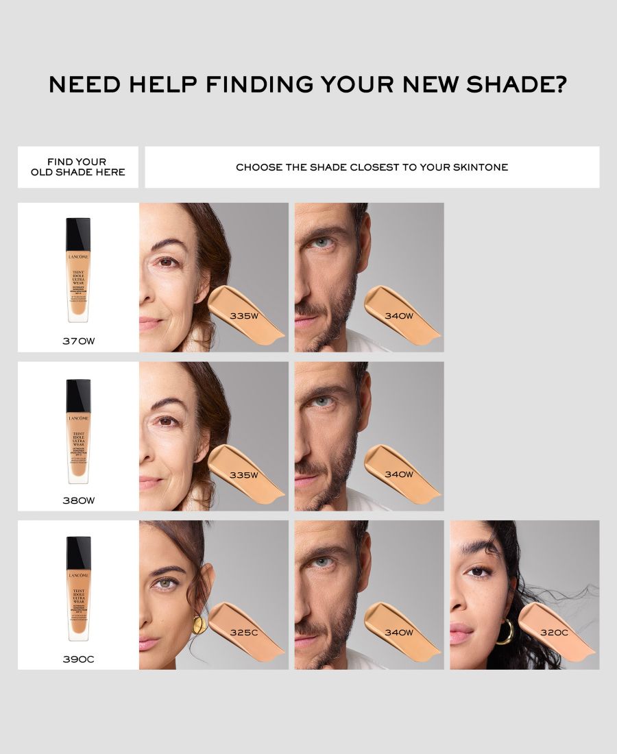 Тональный крем Teint Idole Ultra Wear Lancôme, цвет 400w - medium-deep olive skin with warm/golden undertones — фото 4
