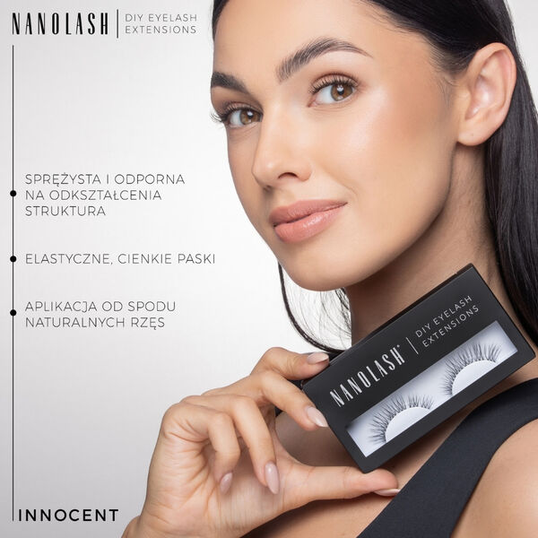 Накладные ресницы Innocent в пучках, 36 шт./1 упаковка. Nanolash Diy eyelash extensions — фото 3