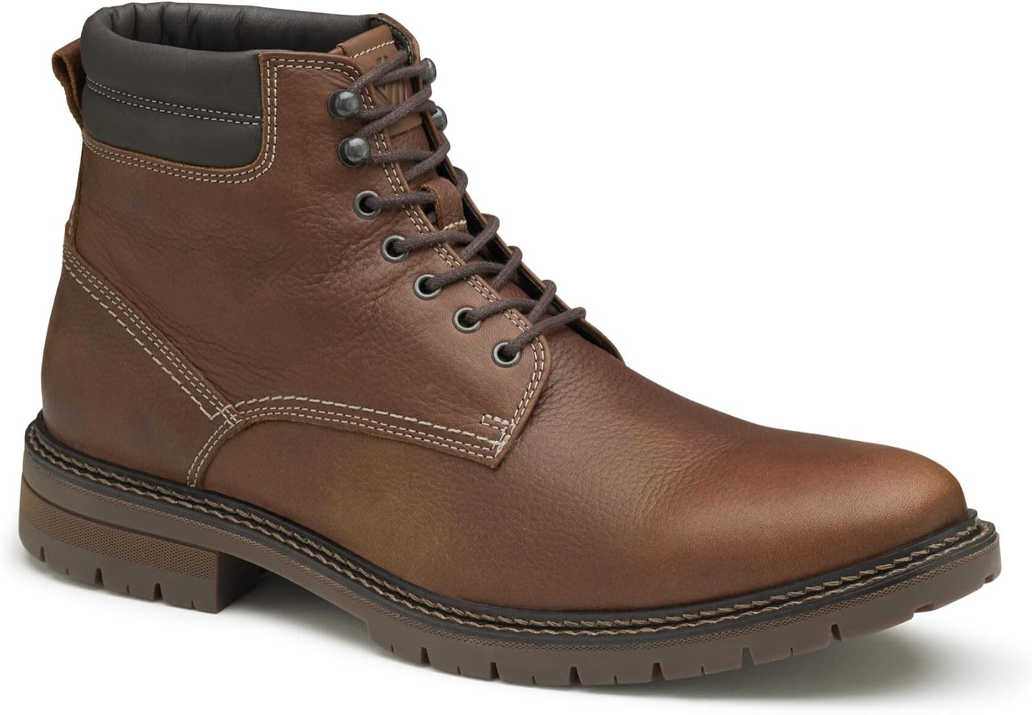 

Мужские повседневные ботинки Johnston Murphy Kipton с гладким носком и шнуровкой Johnston & Murphy, Dark Tan Full Grain