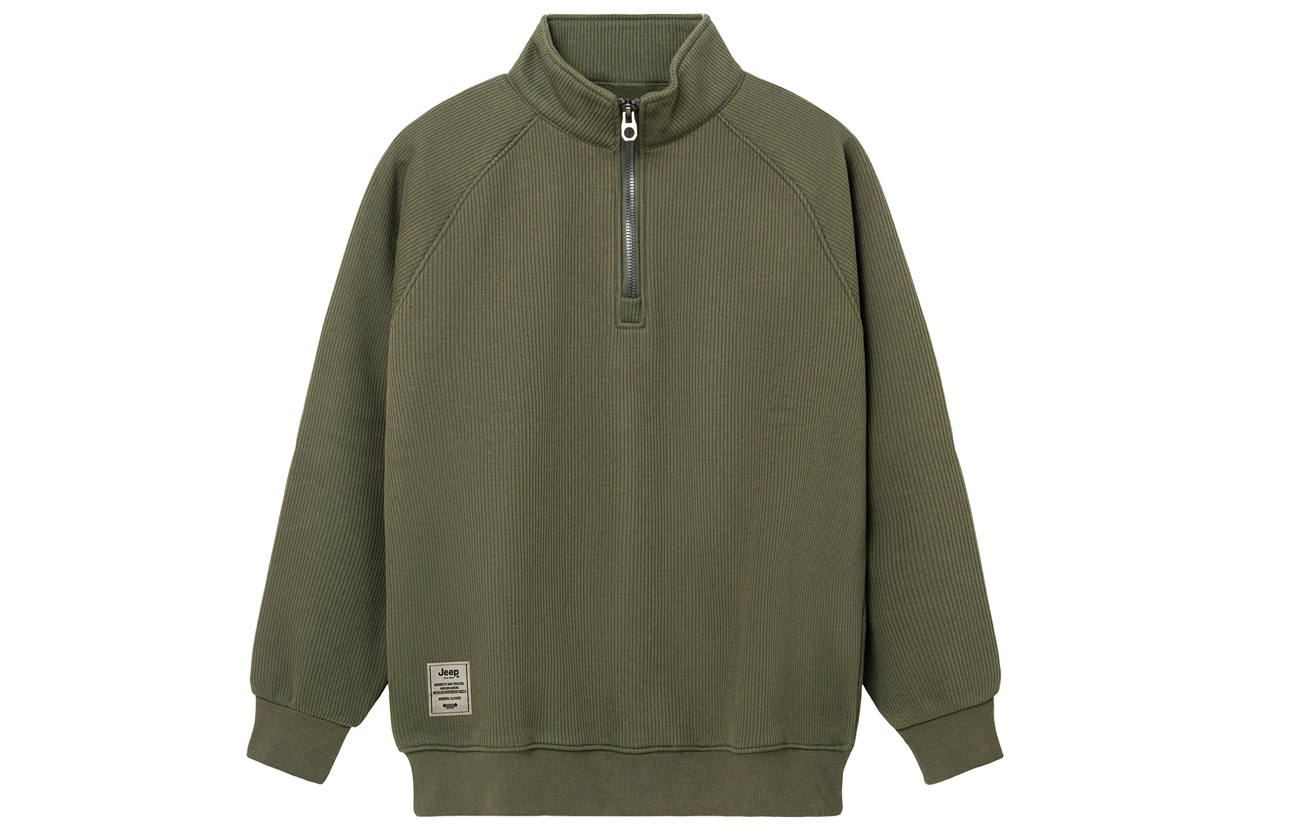 

Свитшот Unisex Stand Collar Thickened Regular Jeep, army зеленый (spring fall)