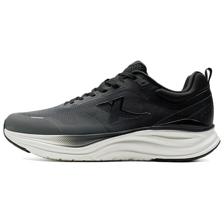 

XTEP Кроссовки для бега Cloud Walk 1.0 с износостойким покрытием Rebound Low Top, мужские, черно-белые