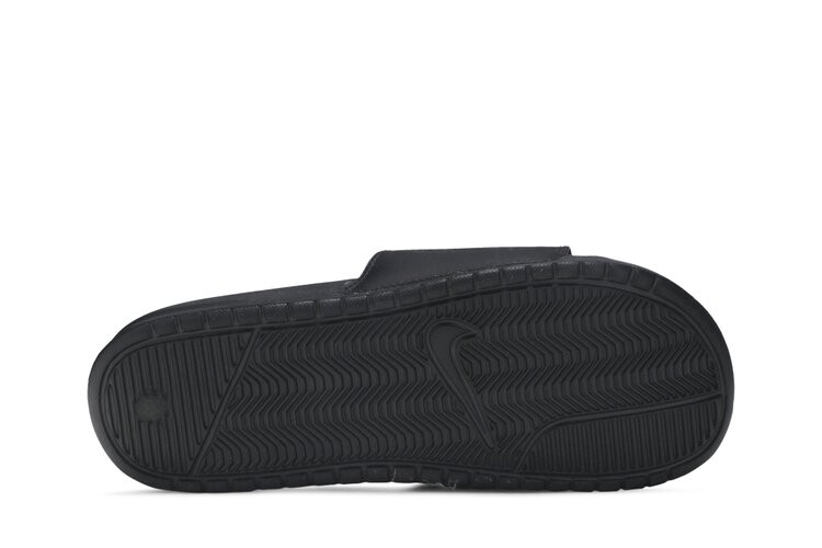 Кроссовки Nike Benassi Slides 'Just Do It', черный — фото 4