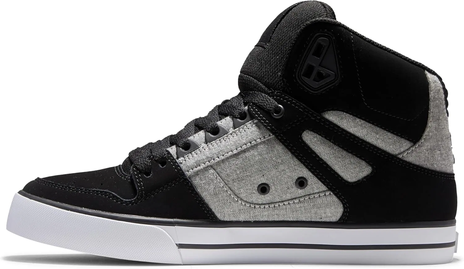 Мужские высокие кроссовки DC Shoes Herren Pure High-top WcSneaker, Black Battleship Armor — фото 3