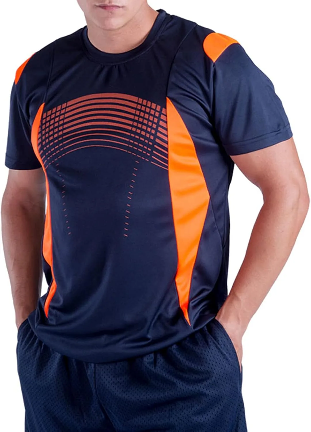 

LeeHanTon летняя одежда Slim Fit футболка для мужчин с коротким рукавом Casual Quick Dry