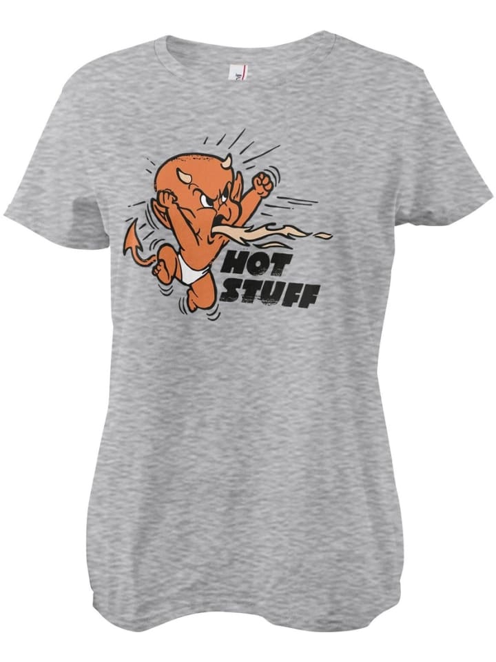 

Футболка Retro T-Shirt Girly Tee Hot Stuff, серый