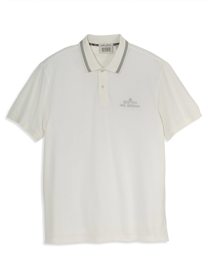 

Футболка поло Scotch & Soda, белый