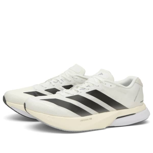 Кроссовки Adizero Boston 13 Adidas, ftwr белый, core черный & dash серый — фото 2