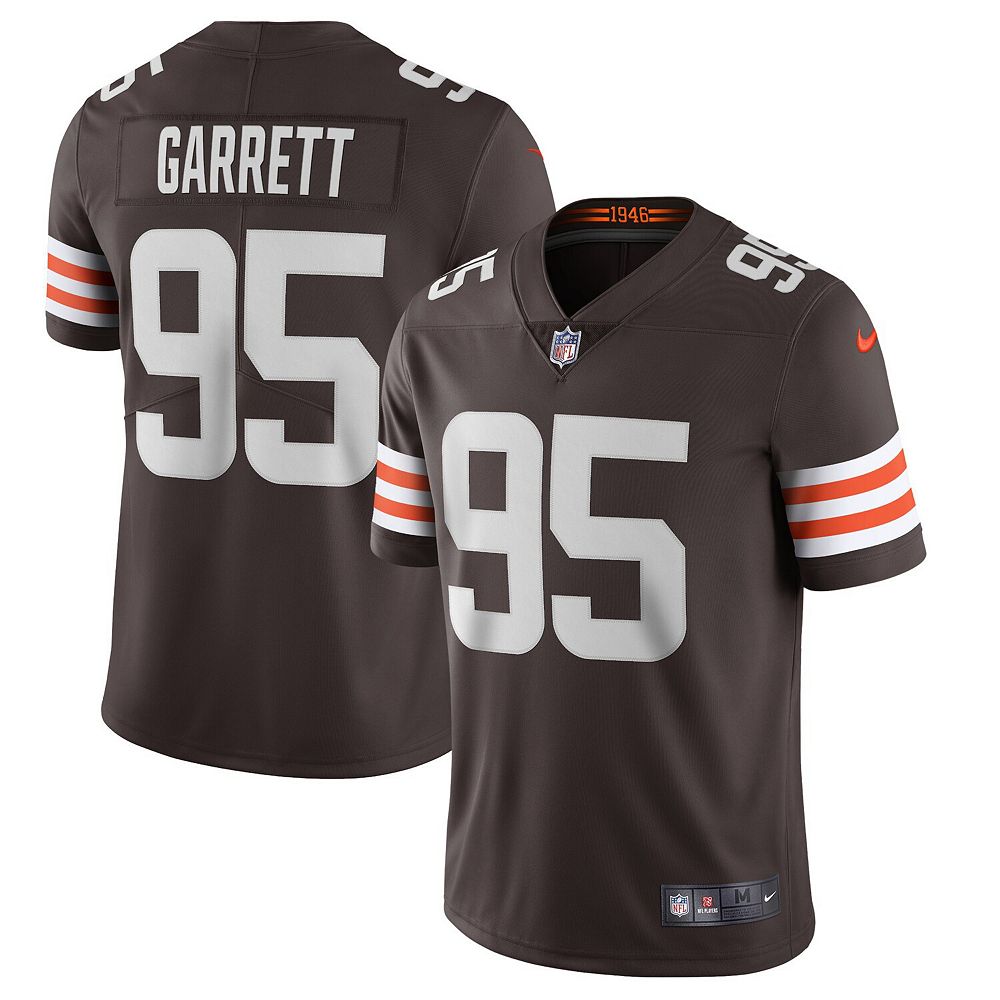 

Мужское джерси Nike Myles Garrett Brown Cleveland Browns Vapor Limited, цвет Brn Brown