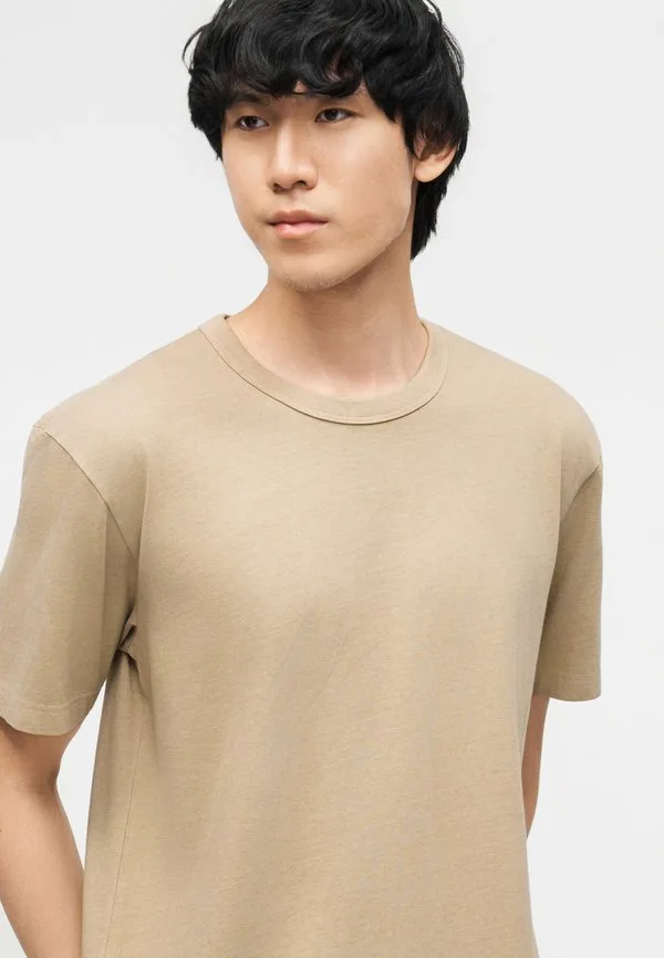 Оригинальная базовая футболка Gap, Iconic Khaki — фото 4