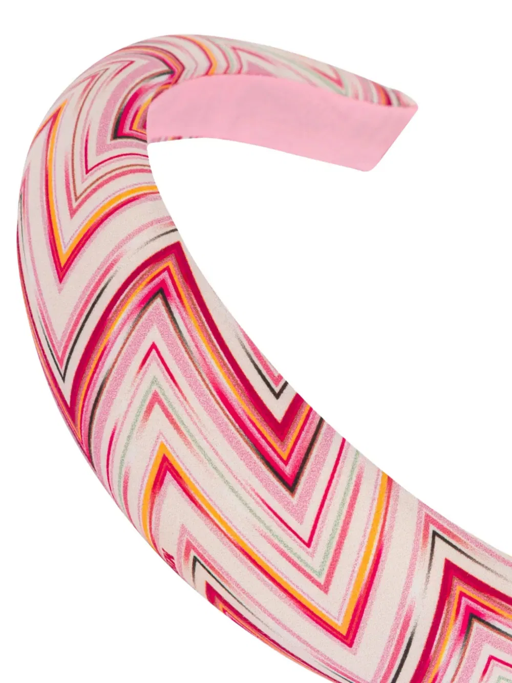 Повязка на голову в виде зигзага Missoni Kids, белый — фото 2