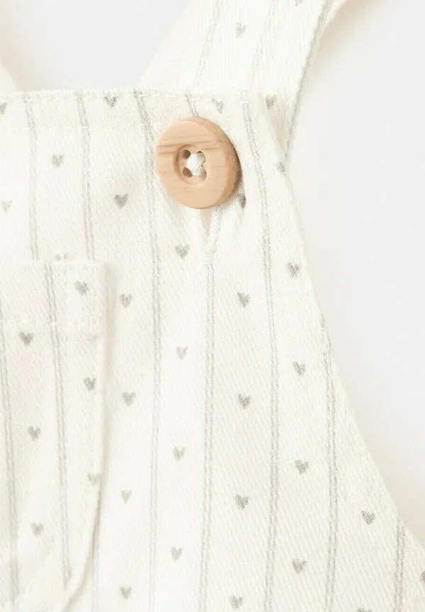 Детские комбинезоны Mango Kids, Off White — фото 4