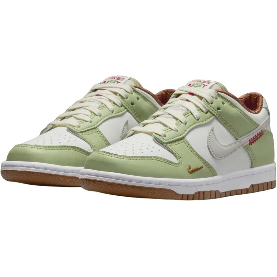 Nike Dunk Антискользящие Износостойкие Низкие Детские Скейтбординг Кроссовки Зеленые — фото 3