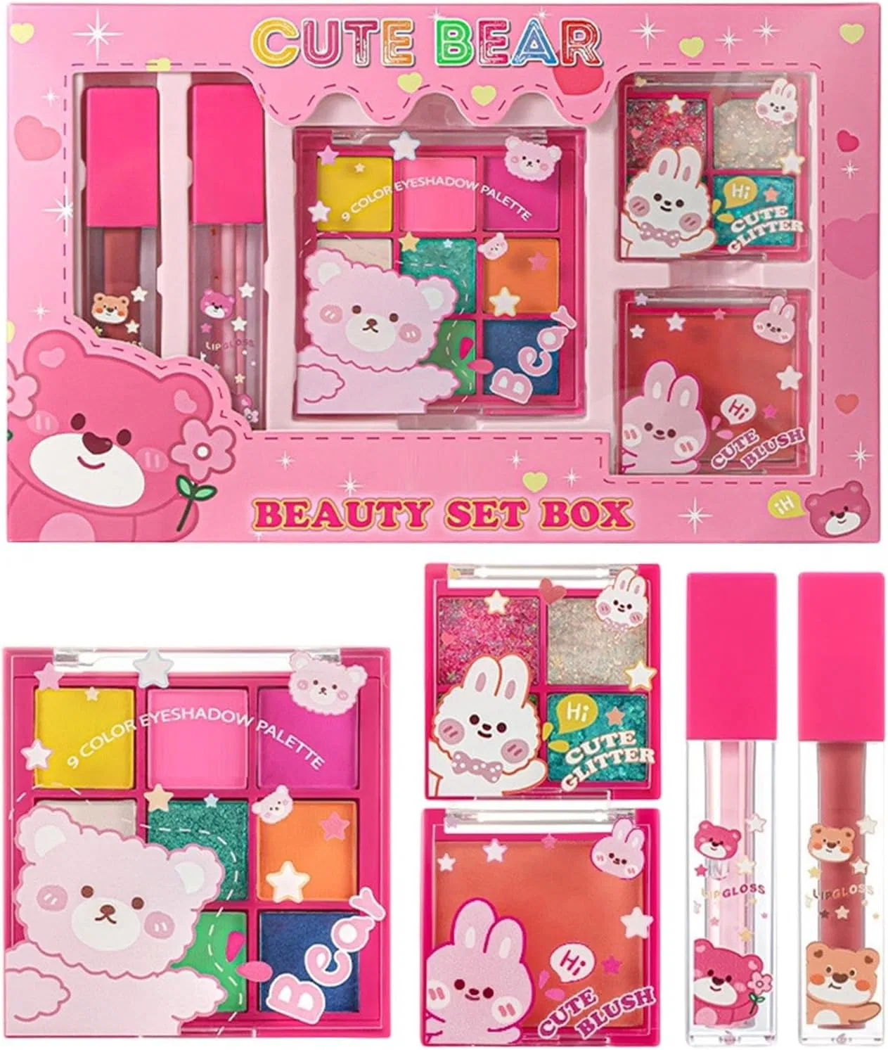 Набор косметики Full Makeup Kit, легкая косметика для ежедневного использования и путешествий, 1 шт